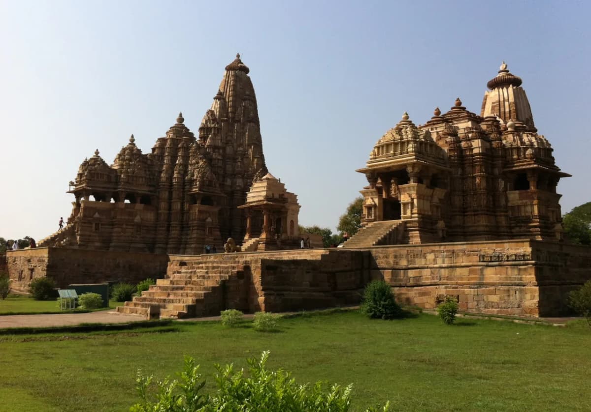 The Kandariya Mahadeva temple at Khajuraho, Madhya Pradesh, India