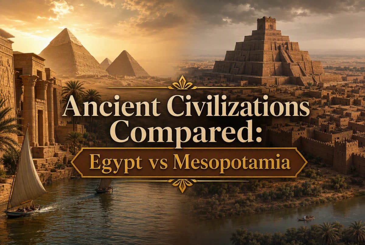 Ancient Civilizations Compared: Egypt vs Mesopotamia