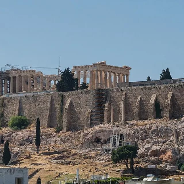 The Parthenon and Acropolis citadel above Athens
