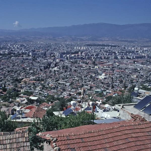 Panoramic view of ancient Antakya from the hills