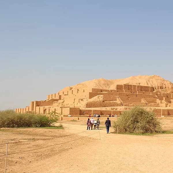 Mud-brick ziggurat of Chogha Zanbil in Khuzestan