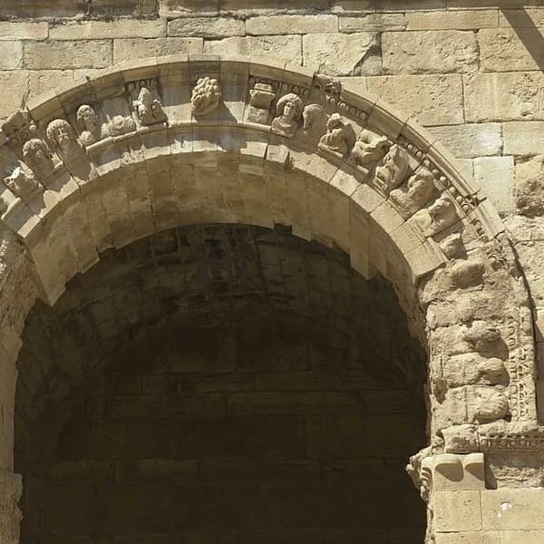 The Great Iwans of the sacred precinct at Hatra, Iraq