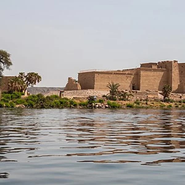 The Temple of Isis at Philae on Agilkia Island near Aswan, Egypt