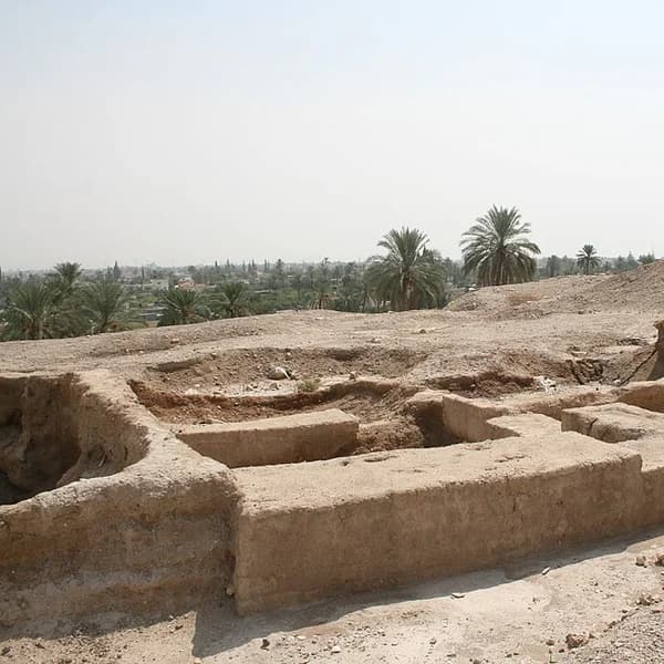 Tell es-Sultan, ancient Jericho — the 10-metre occupation mound in the Jordan Valley, Palestine