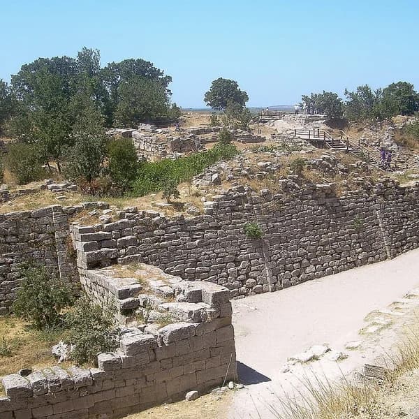 Fortification walls at Troy (Hisarlık)