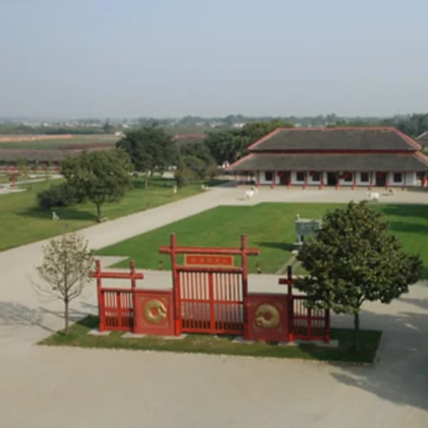Reconstructed and excavated Shang remains at Yinxu, Anyang