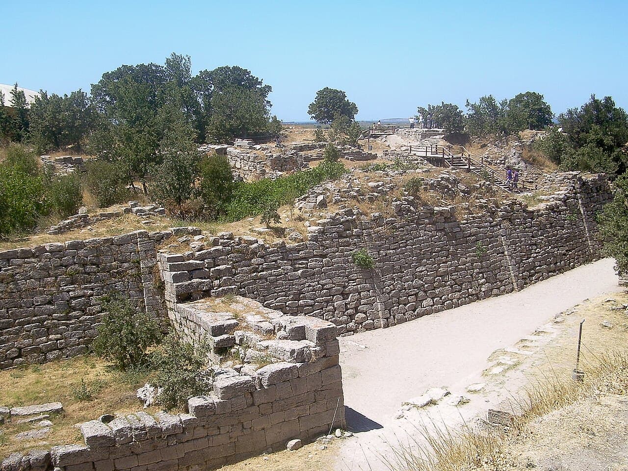Fortification walls at Troy (Hisarlık)