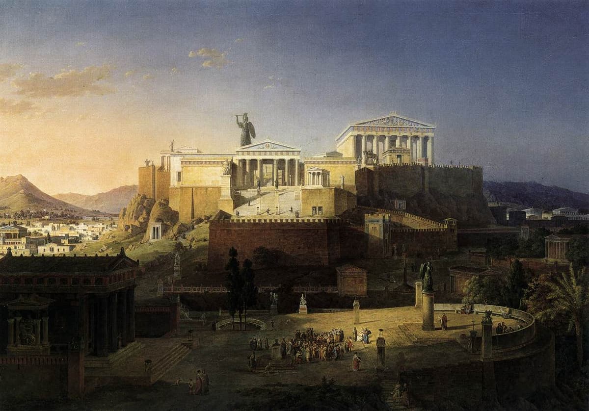 Der Parthenon und die Akropolis von Athen - c. 438 BCE