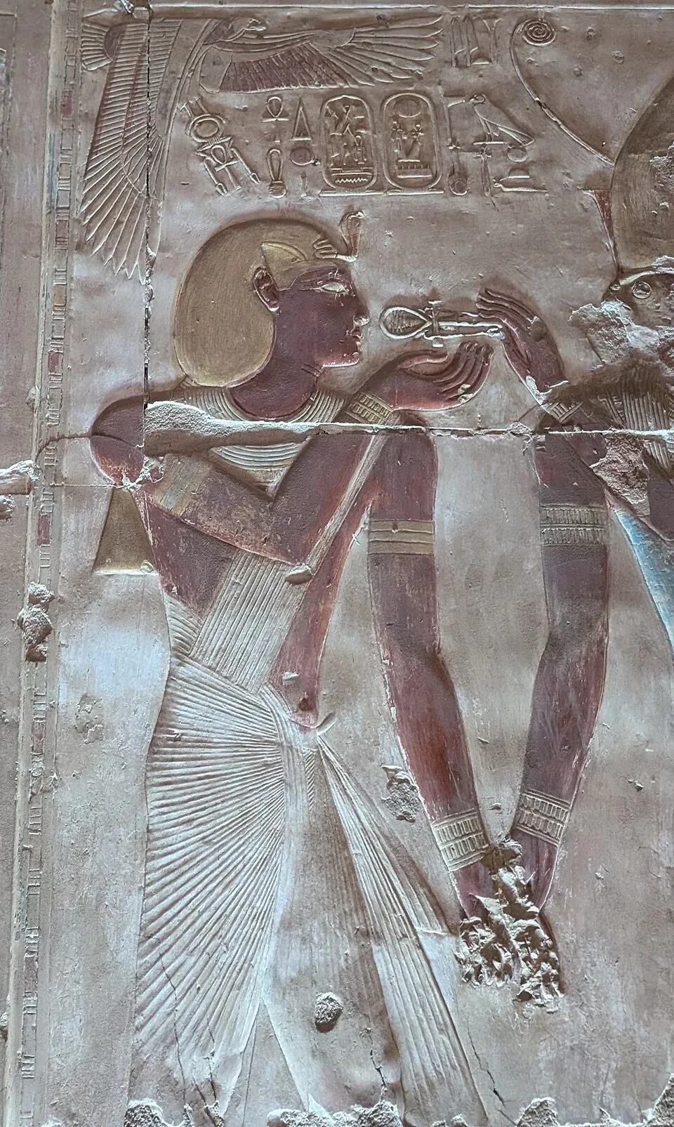 Rilievo di Seti I con Ra