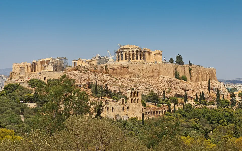 Attica 06-13 Athens 50 View from Philopappos - Acropolis Hill