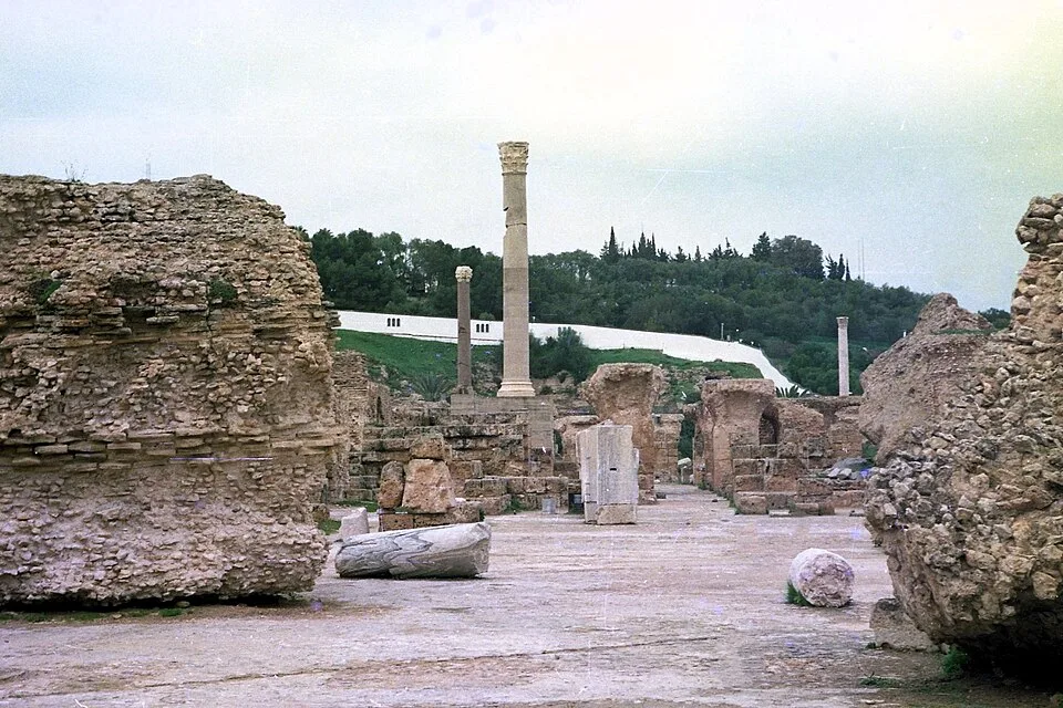 01996 Ruins of Antonine Baths at Carthage