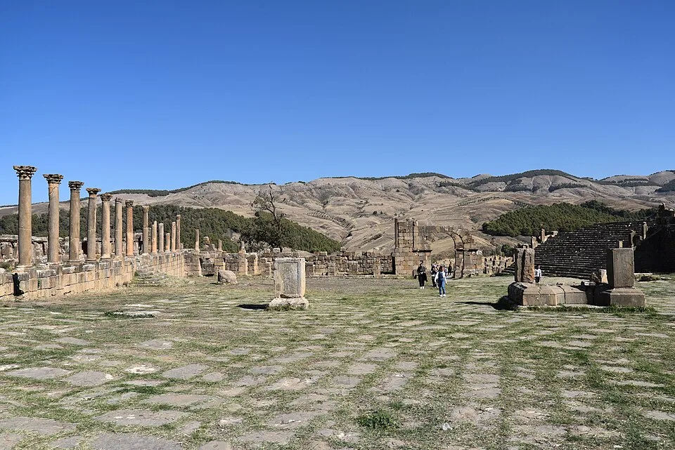 The Severan Forum, Cuicul (Djémila), Numidia, Algeria