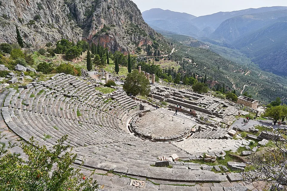 At the Theatre of Delphi (Sanctuary of Apollo) on October 4, 2020