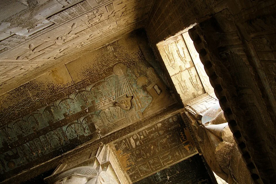 Hathor Tapınağı, Tavan, Dendera, Mısır