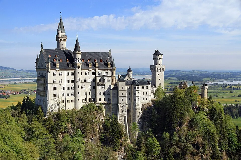 Neuschwanstein Castle from Marienbrücke, 2011 May