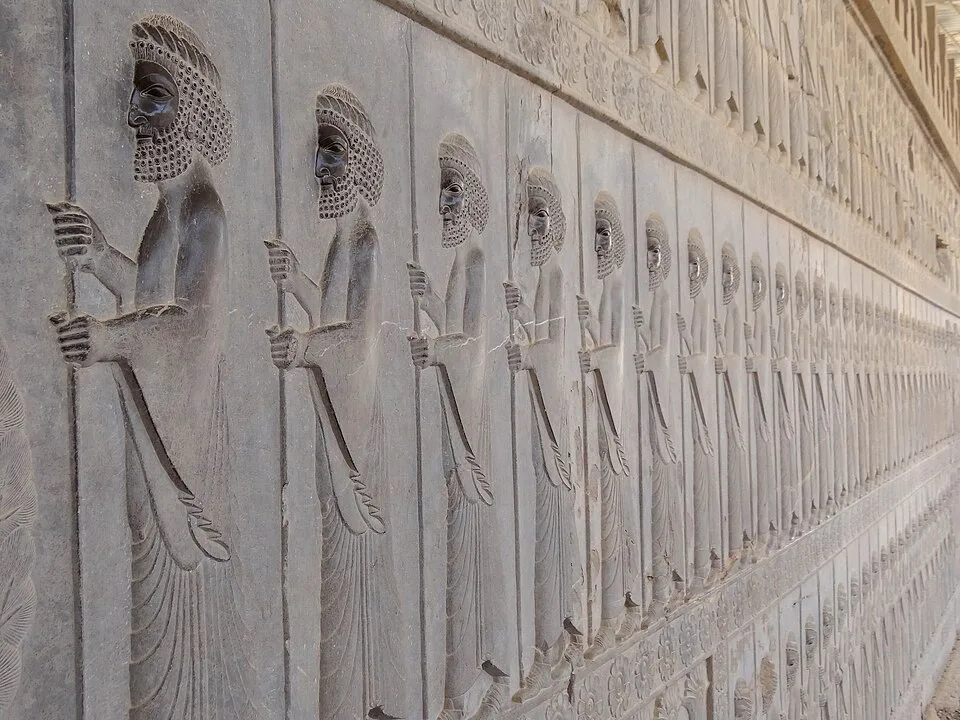 Bas-Relief on Apadana Staircase - Persepolis - Central Iran - 03 (7427777288)