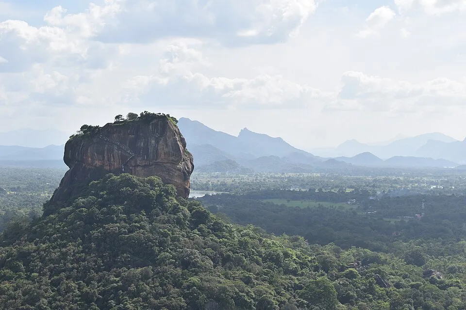 Sigiriya Rock Fortress View from Pidurangala Rock