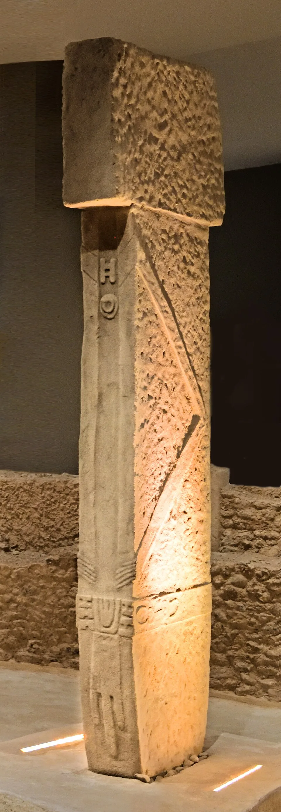 Gobekli Tepe, enclosure D stela. Şanlıurfa Museum