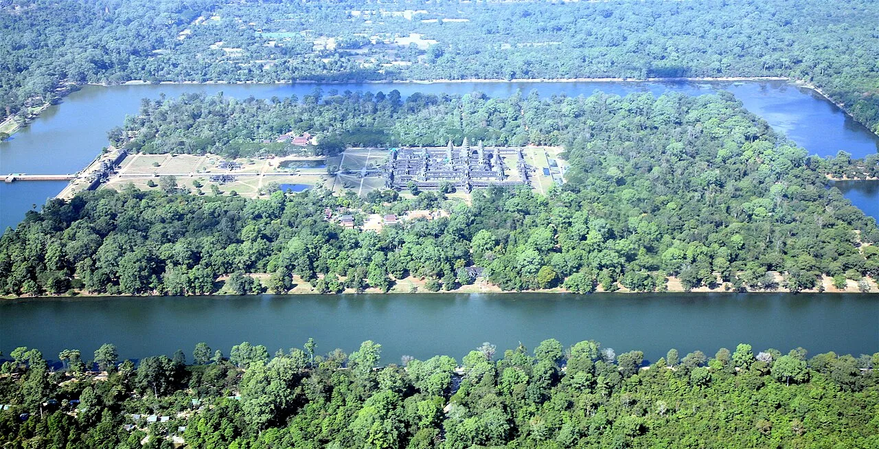 Angkor Wat aerial view