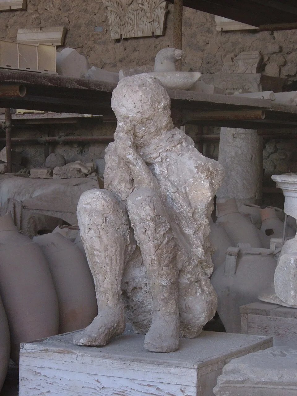 Pompeii Plaster cast of a victim