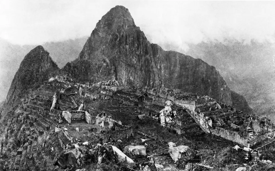 This Picture Gives a General View of About One-Half of the City of Machu Picchu