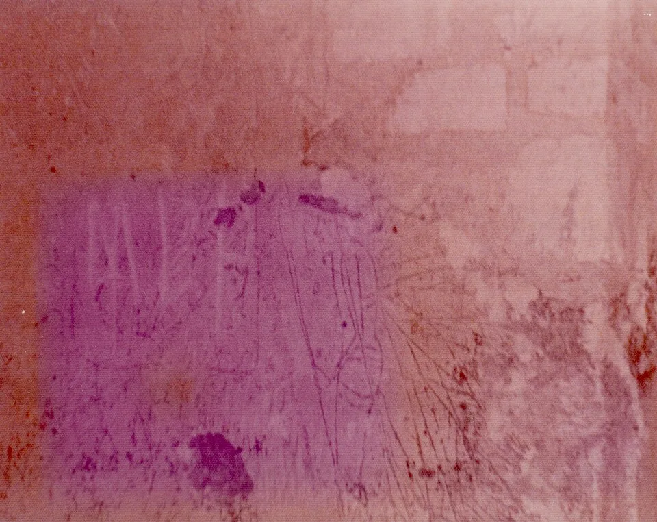 Tikal 1975 - Temple II Graffiti