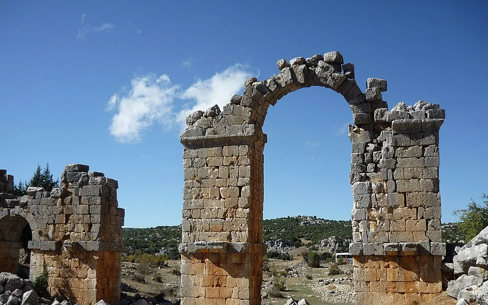 Olba ancient city Roman aqueduct ruins 2
