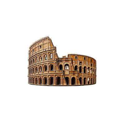 The Flavian Arena — Colosseum Collectible Enamel Pin