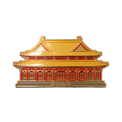 The Dragon Eave — Forbidden City Collectible Enamel Pin