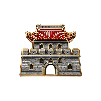 The Mountain Dragon — Great Wall of China Collectible Enamel Pin