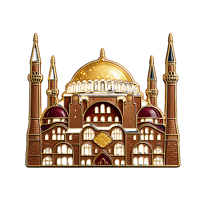 The Floating Dome — Hagia Sophia Collectible Enamel Pin