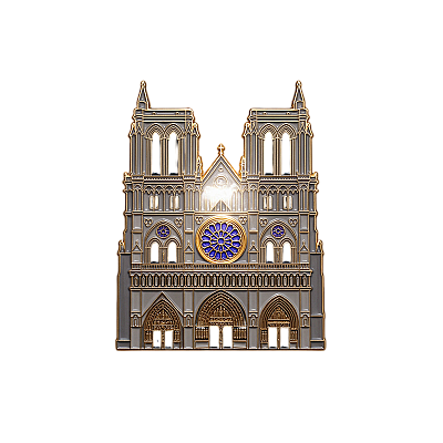 The Rose Window — Notre-Dame de Paris Collectible Enamel Pin