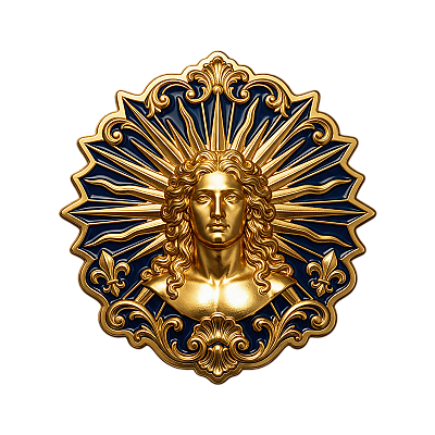 The Sun King Emblem — Palace of Versailles Collectible Enamel Pin
