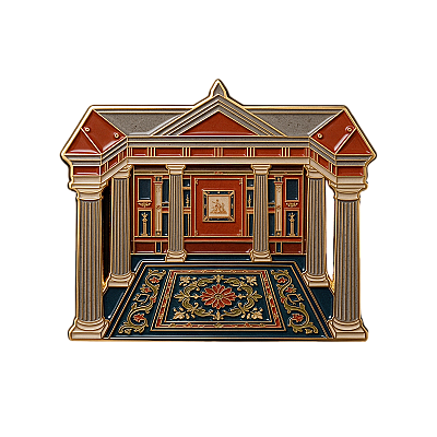 Frozen in Ash — Pompeii Collectible Enamel Pin