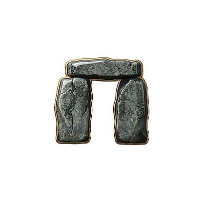 The Solstice Trilithon — Stonehenge Collectible Enamel Pin