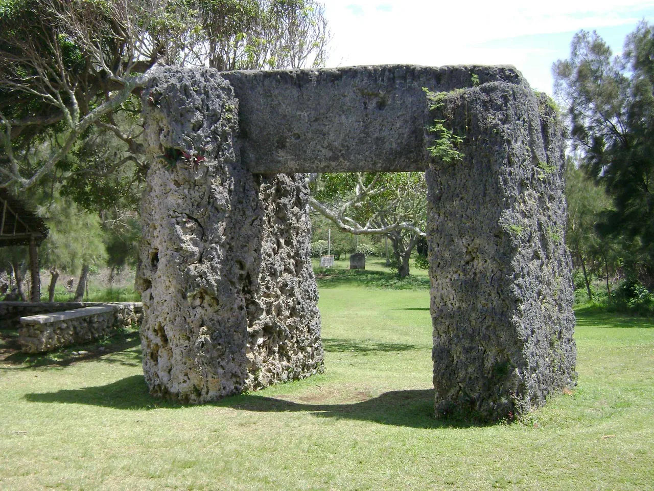 The coral limestone trilithon of Ha'amonga a Maui, Tongatapu, Tonga