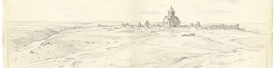 Graphite pencil sketch banner of Ani
