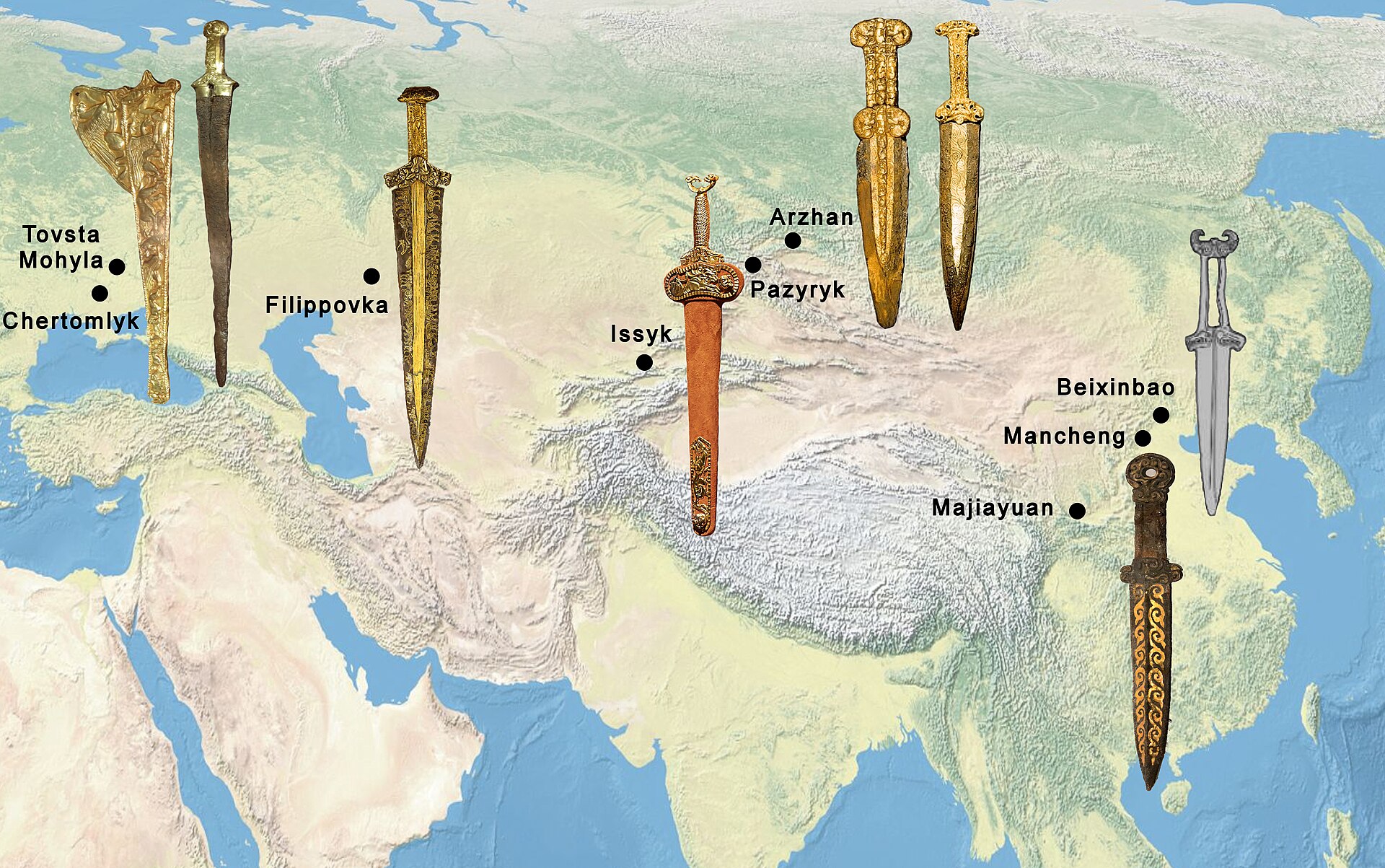 Steppe iron weapons, 700–400 BCE — the archaeology behind the legend