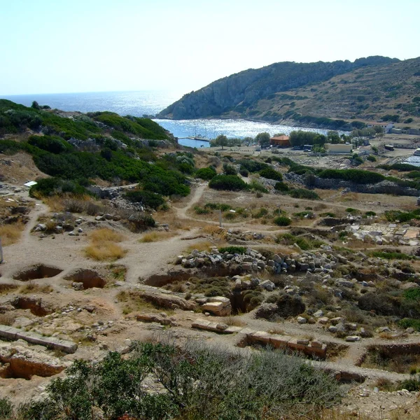 Twin harbors of Knidos at the tip of the Datça Peninsula