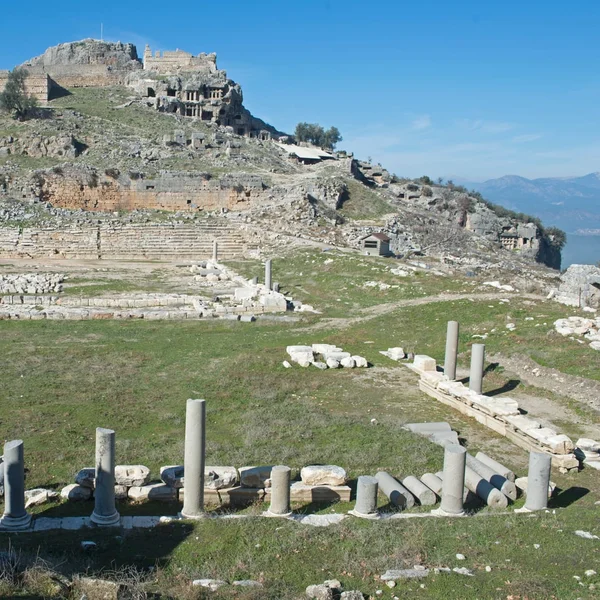 Stadium and fortress ruins at Tlos